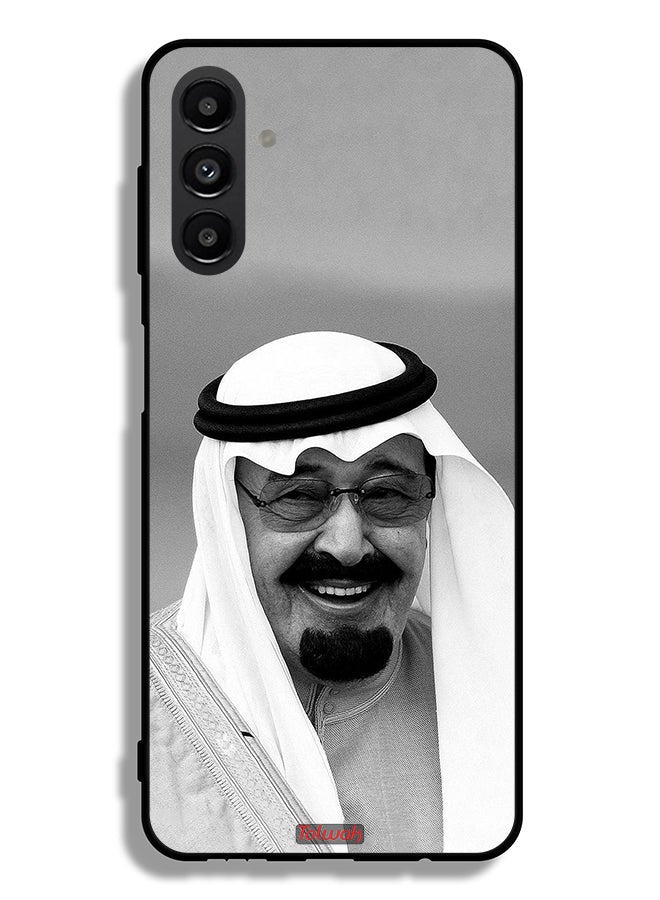 Tolwak Samsung Galaxy A04s Protective Case Cover King Abdullah Smiling Photo - Image 1