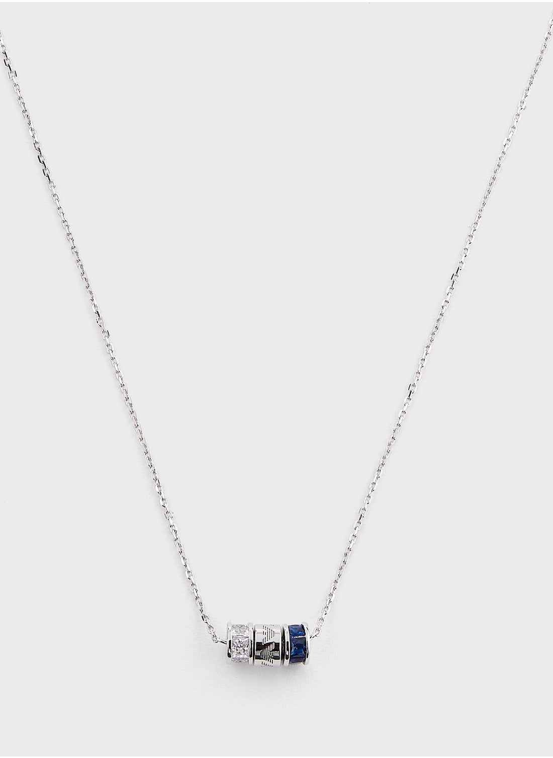 Buy Emporio Armani Silver Essential Necklace for Women in Oman