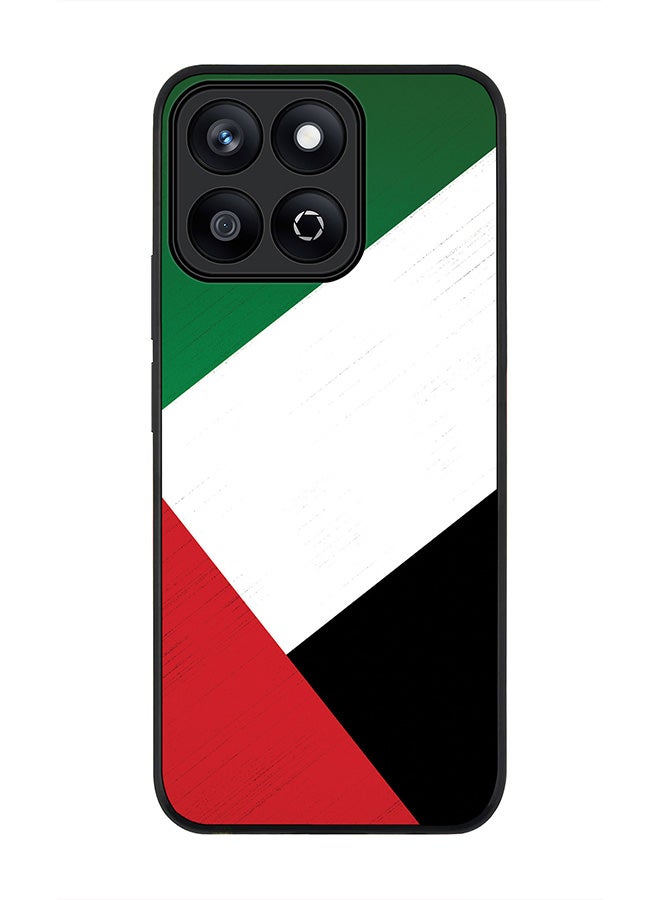 Stylizedd For Honor X7c 4G Case,Slim fit Camera Protection, Shockproof Thin Phone cover  - Flag Of UAE - Image 1