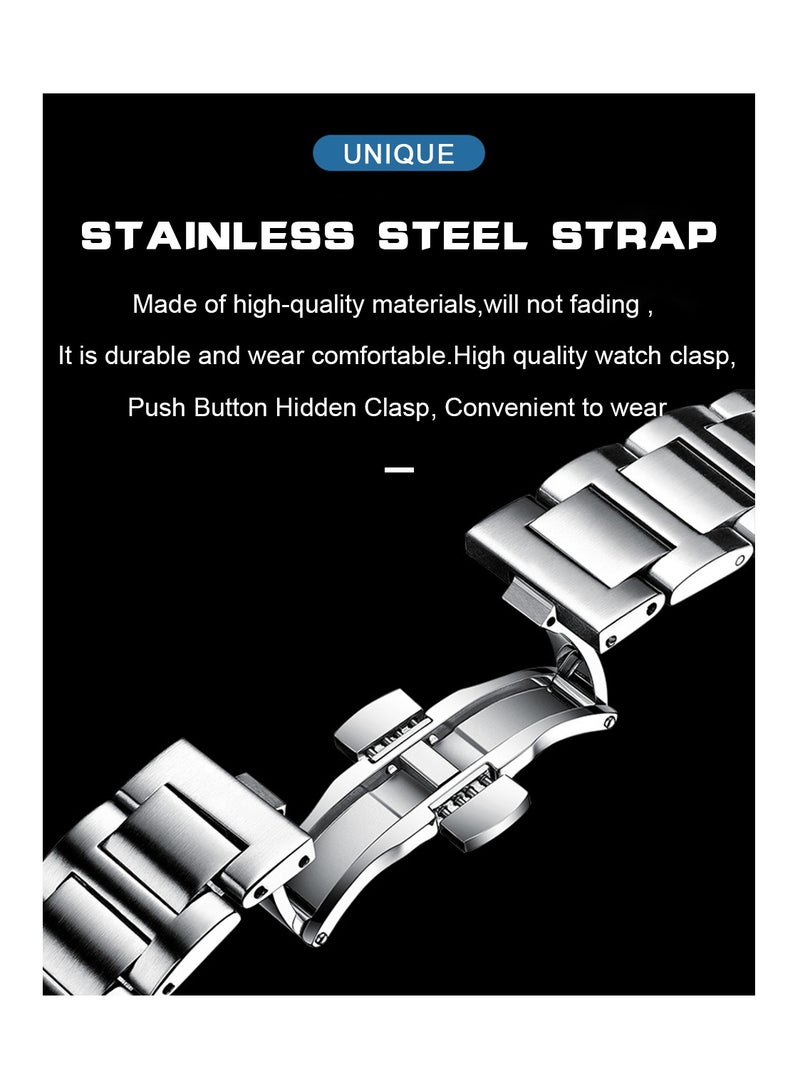 POEDAGAR Men's watch fashion brand POEDAGAR luxury quartz watch 30 meters water resistant hot selling men's gift - Image 5