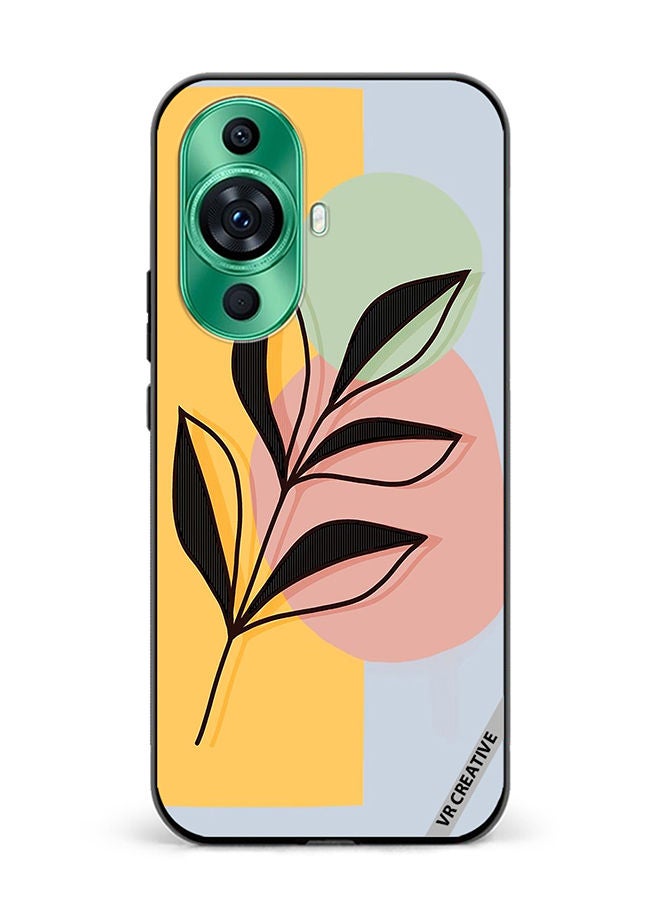 VR CREATIVE Protective Case Cover For Huawei nova 11 Ultra Abstract Shapes And Floral Design Multicolour - Image 1