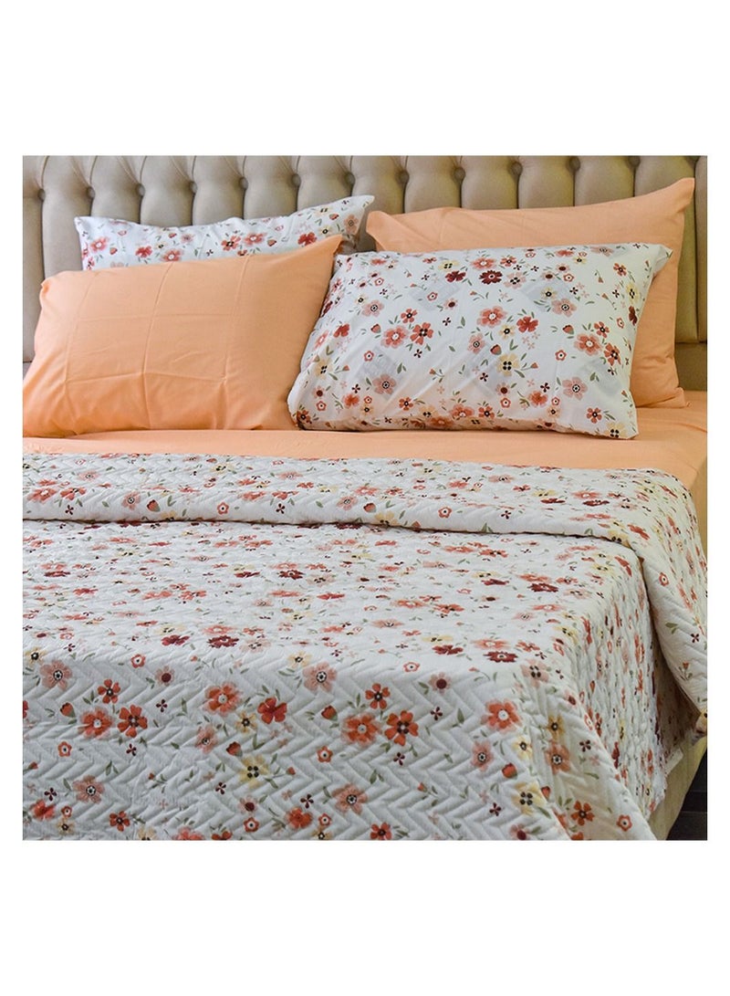 Family Bed Coverlet Set Cotton 3 pieces size 240 x 240 cm model 154  from Family Bed - Image 2