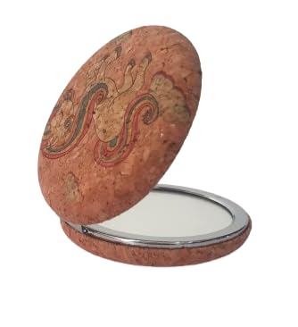 Round Cute Portable Compact Travel Mirror for Daily use  - Image 2