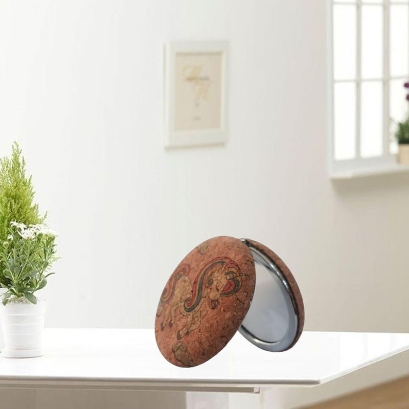 Round Cute Portable Compact Travel Mirror for Daily use  - Image 3