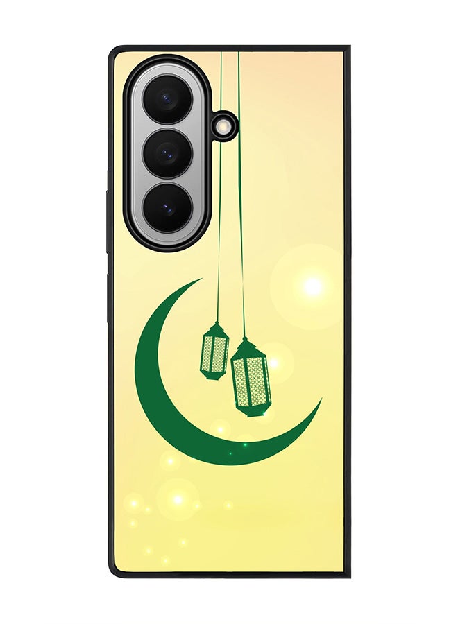 Stylizedd For Samsung Galaxy Z Fold7 Case,Slim fit Camera Protection, Shockproof Thin Phone cover  - Ramadan Shine