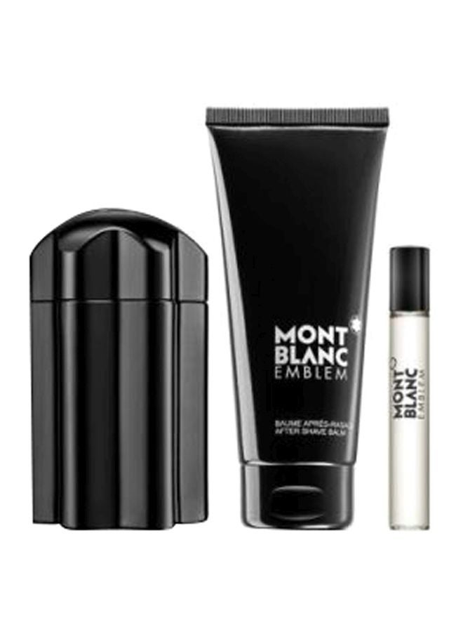Mont Blanc Emblem Gift Set Aftershave Balm Pocket