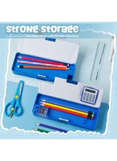 Henoyso Pencil Box For Boys Basketball Pencil Case With Calculator And Pencil Sharpener Multifunction Pencil Case Cool School Supplies Back To School Gift Birthday Present For Kids Teens  - Image 4