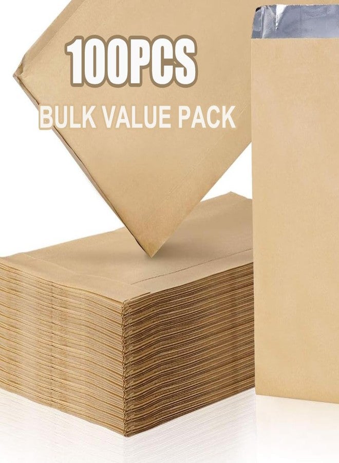 Elfzone Paper Lunch Bags - Lunch Paper Bags,Aluminium Foil Lined Storage Temperature, Perfect for Sandwiches,BBQ,Hot Dog,for Picnic 100 pcs - Image 5