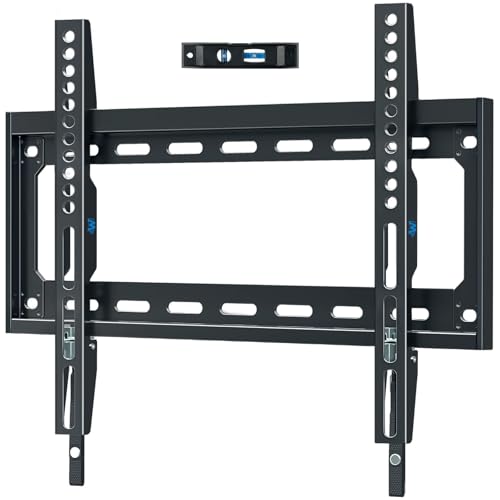 Mounting Dream حامل تلفاز Mounting Dream ثابت لمعظم تلفزيونات LED و LCD و Plasma من 26-60 بوصة، حامل تلفاز جداري بقدرة تحميل تصل إلى VESA 400x400mm و 100 رطل، تصميم منخفض وموفر للمساحة MD2361-K - Image 1