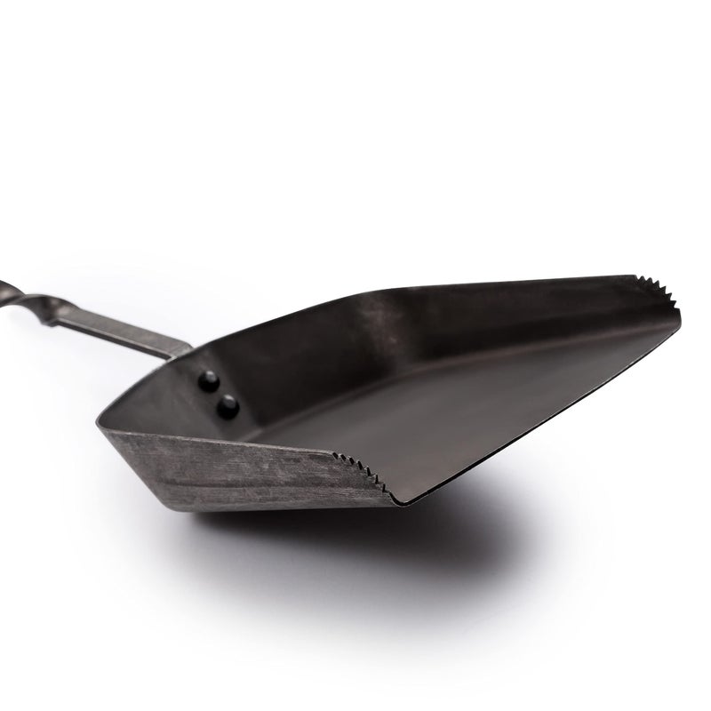 Barebones Cowboy Grill Coal Shovel - Durable Stainless Steel Ash Shovel with Walnut Handle for Fire Pit - Image 5