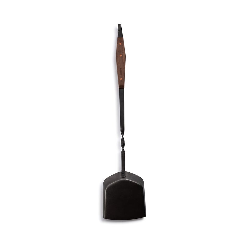 Barebones Cowboy Grill Coal Shovel - Durable Stainless Steel Ash Shovel with Walnut Handle for Fire Pit - Image 3
