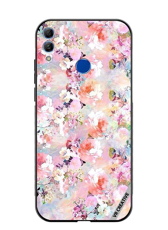 VR CREATIVE Protective Case Cover For Honor 10 Lite Flower Design Multicolour