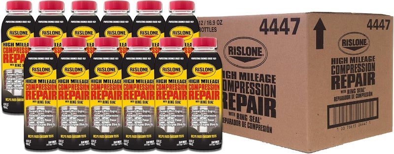 Bar's Leaks Rislone High Mileage Compression Repair with Ring Seal - 16.9 oz (Pack of 12) - Image 4