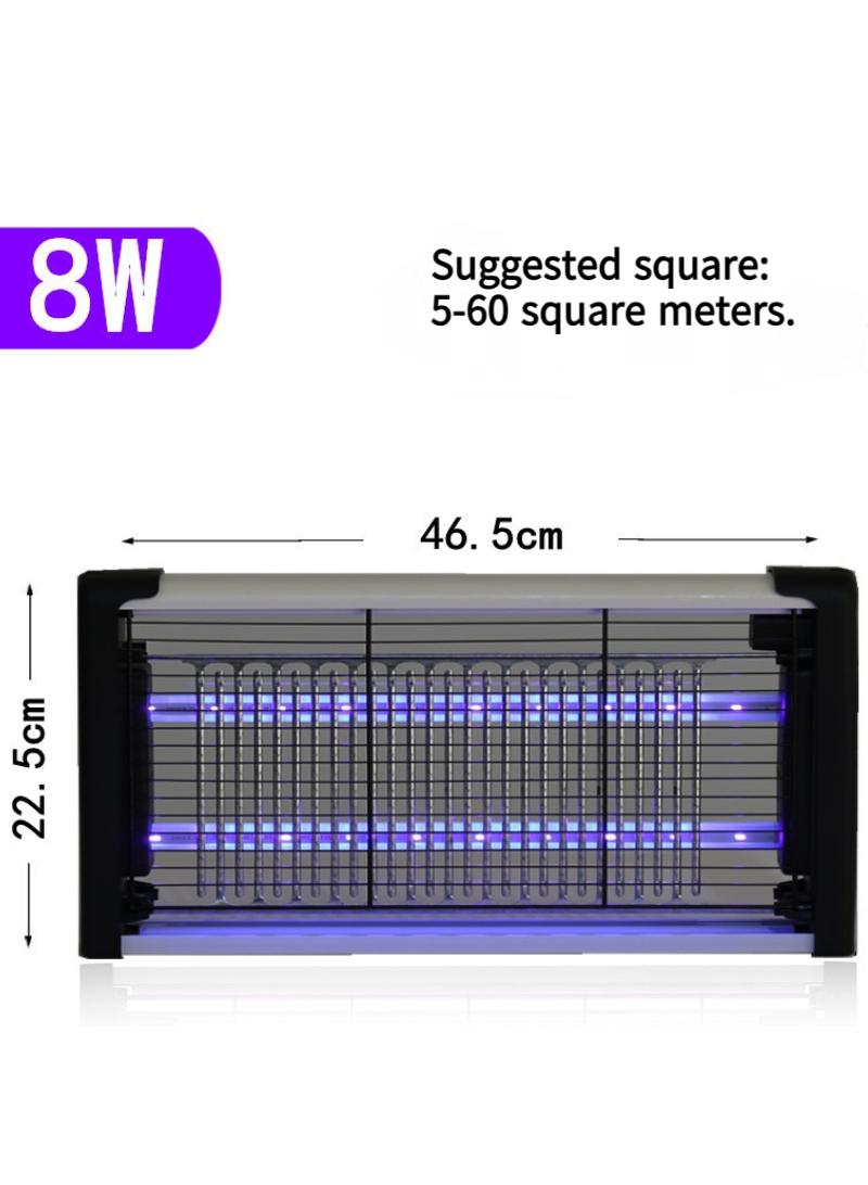 general 8W LED Electric Mosquito Zapper Indoor And Outdoor Flying Fly Insect Killer Lamp Bug And Pest Trap Pest Repeller Repellent Traps Eliminator Catcher Lure Zapper Kills Mosquito - Image 1