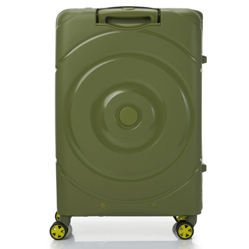 AMERICAN TOURISTER Circurity Suitcase, Check-In Size 68 cm / 25 inch, 4 Spinner Wheels, Hard Top, Polypropylene, Olive|Scratch & Impact Resistant Material|Lightweight|XtraSecu™ 3 Point Locking System|TSA Lock - 3 Years International Warranty - Image 4