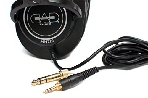 CAD Audio MH210 Closed-back Studio Headphones-40mm Drivers, Black - Image 4