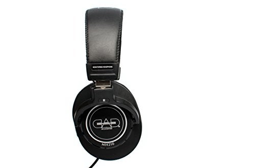 CAD Audio MH210 Closed-back Studio Headphones-40mm Drivers, Black - Image 2