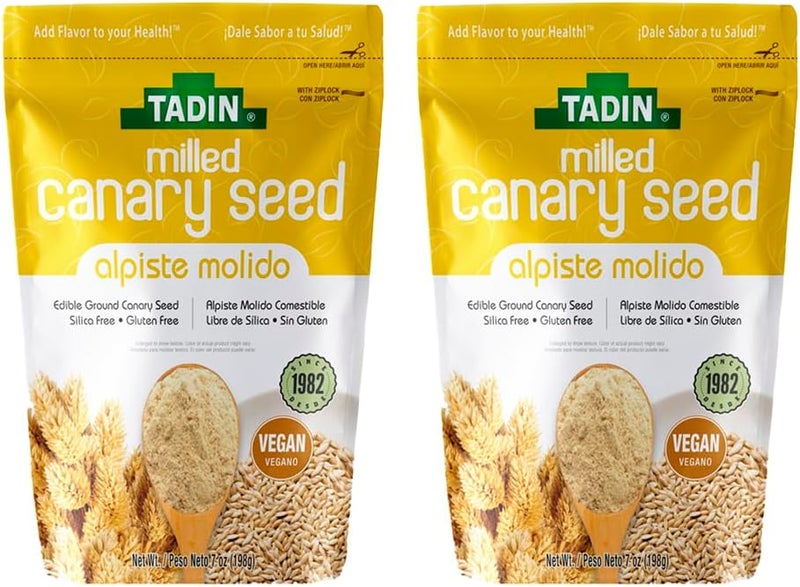 Tadin بذور الكناري المطحونة 100 مكمل غذائي طبيعي للاستهلاك البشري 2 باي تادين - Image 1