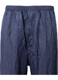 Oppland Men's Satin Fabric Pajama Pants Solid Color Elastic Waist No Pocket Wide Leg Relaxed Cut  - Image 2