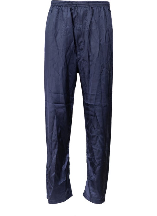 Oppland Men's Satin Fabric Pajama Pants Solid Color Elastic Waist No Pocket Wide Leg Relaxed Cut  - Image 1