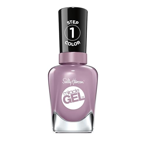 Sally Hansen سالي هانسن ميراكل جيل ستريت فلير تركيبة جيل تشبه الجل طويلة الأمد بدون الحاجة لمصباح الأشعة فوق البنفسجية طلاء أظافر بنفسجي - Image 2