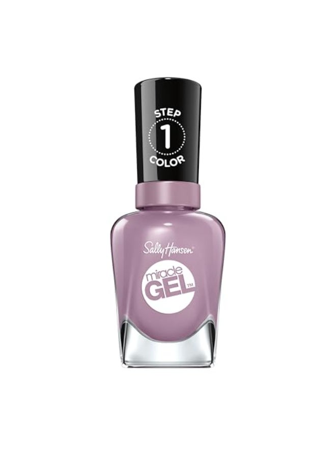 Sally Hansen سالي هانسن ميراكل جيل ستريت فلير تركيبة جيل تشبه الجل طويلة الأمد بدون الحاجة لمصباح الأشعة فوق البنفسجية طلاء أظافر بنفسجي - Image 1