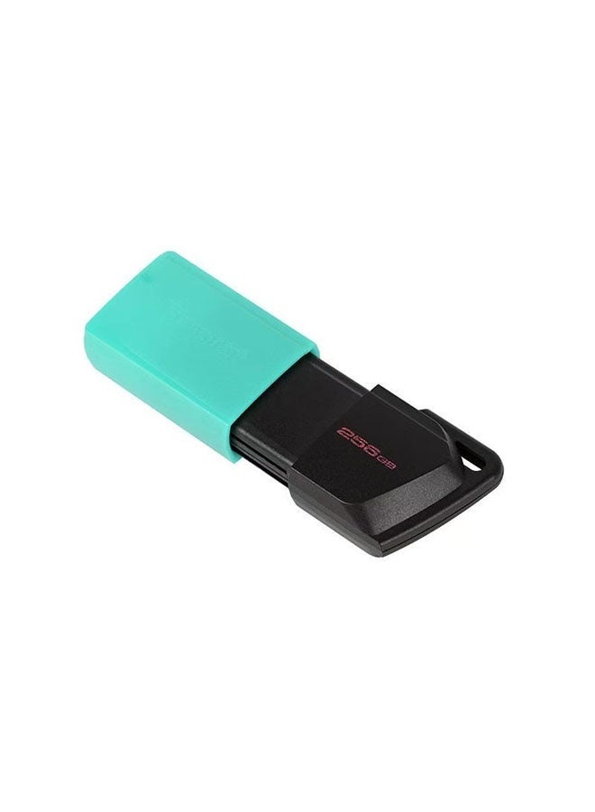 Kingston Grey محرك أقراص فلاش عالي السرعة DataTraveler®Exodia™M 256GB USB 3.2، تصميم غطاء منزلق بلمسة واحدة، يمنع فقدان الأغطية، مناسب للاستخدام المكتبي والترفيهي - Image 4