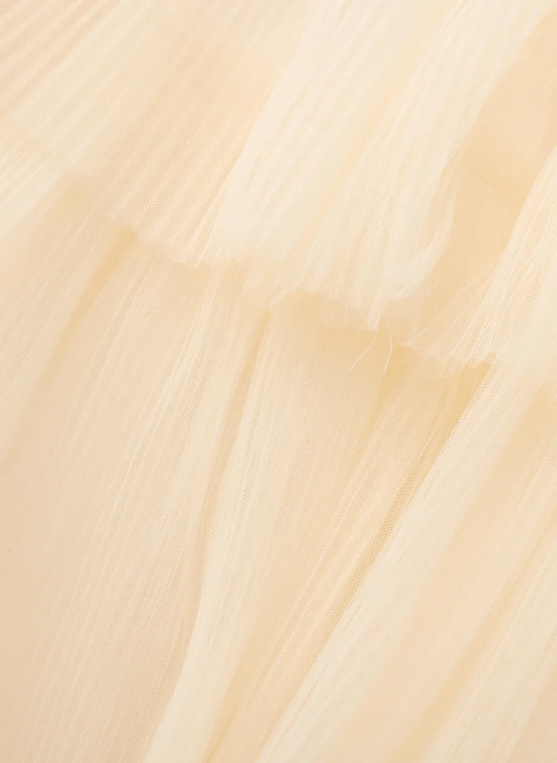 Balabala cream Kids Girls Woven one-piece dress for Women | Best Price UAE