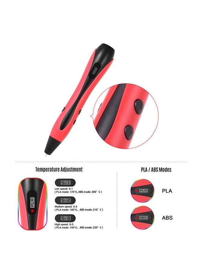 Generic - 3D Printing And Drawing Pen Red - Image 1