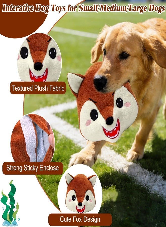 Mity rain Interactive Dog Toys Fox with Thicken Plush, Moving Dog Toy with Recording Mode Shaking & Singing Mode Bouncing, Funny Ball Jumping to Keep Them Busy & Chase, Rechargeable (No Zipper) - Image 4