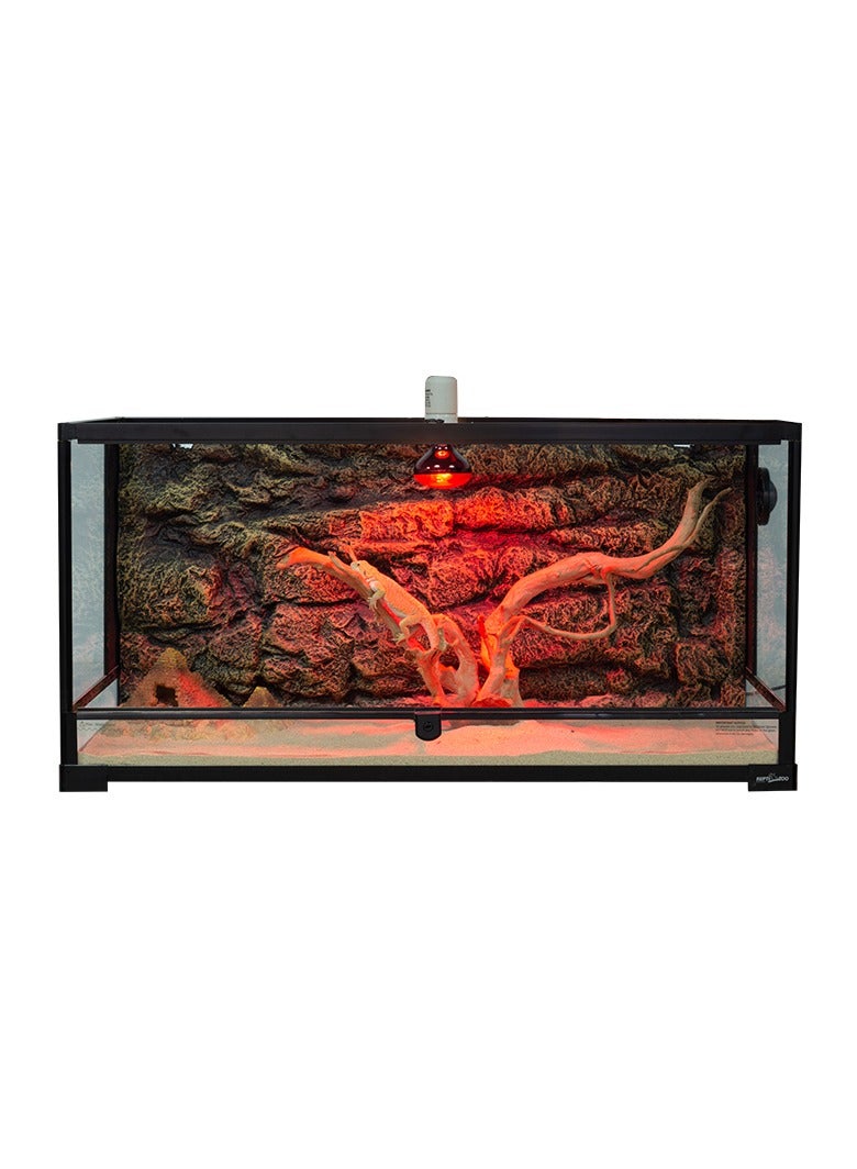 REPTIZOO REPTI ZOO Reptile 35W Infrared Heat Lamp Bulb,1 Pack Infrared Basking Spot Light for Reptiles & Amphibian,Bearded Dragon,Leopard Gecko,Turtle,Lizard,Chickens | Pet Brooders Night Heat Lamp (IFL35W)  - Image 5