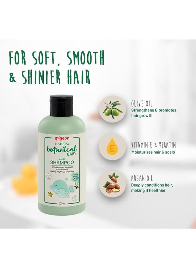 pigeon - Natural Botanical Baby Shampoo 200ml - Image 1