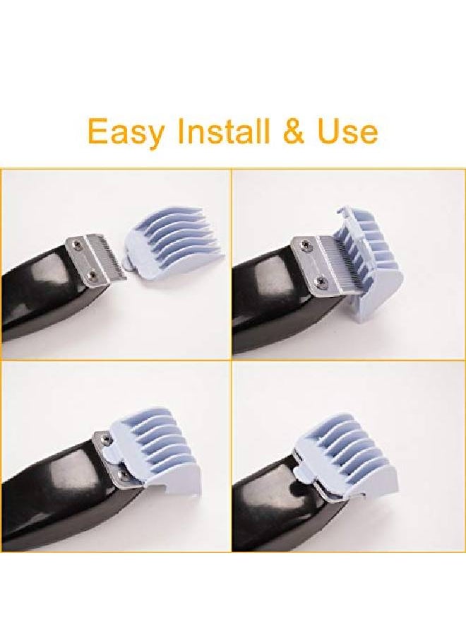 10 Color Professional Hair Trimmer/Clipper Guard Combs Guide Combs Coded Cutting Guides/Combs 3170400 1/16” To 1 Great For Hair Clippers/Trimmers Attachment