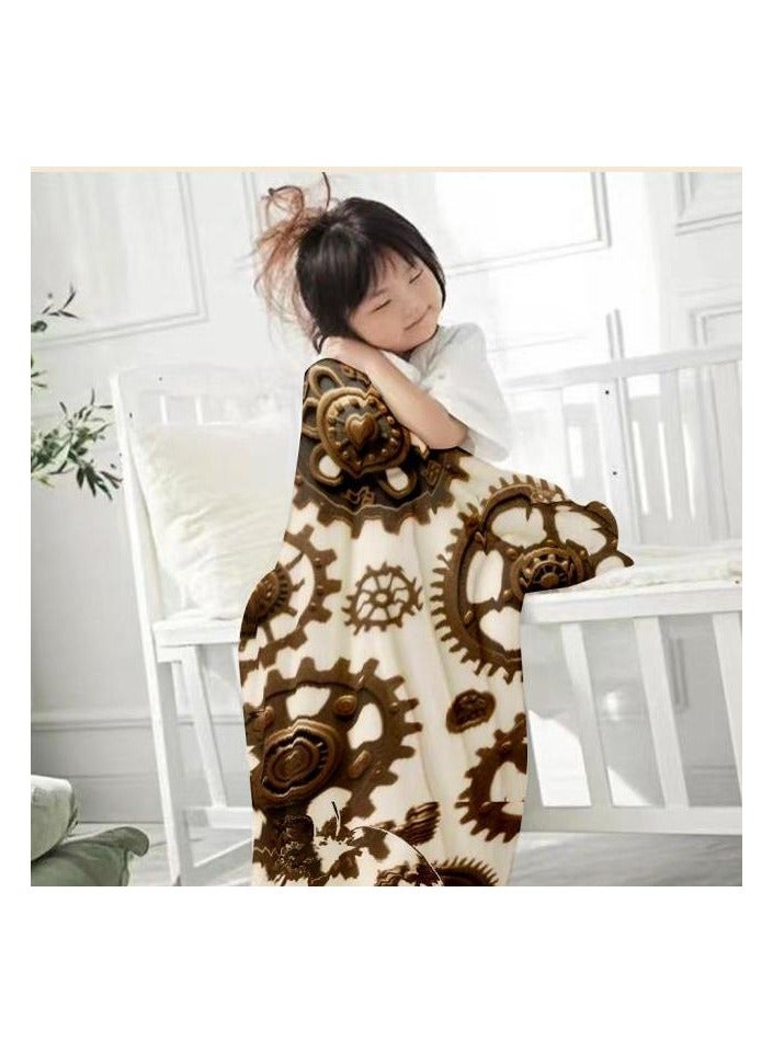 general Flannel thin blanket (warm and comfortable, suitable for sleep, gaming, dust removal and sandproof) 150cm*200cm - 637 - Image 4