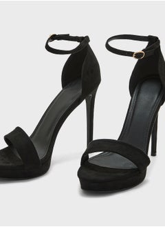 Truffle Patent Strappy Stilleto Sandals  - Image 4