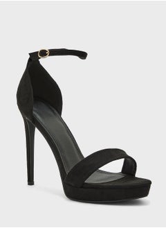Truffle Patent Strappy Stilleto Sandals  - Image 2