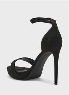 Truffle Patent Strappy Stilleto Sandals  - Image 3