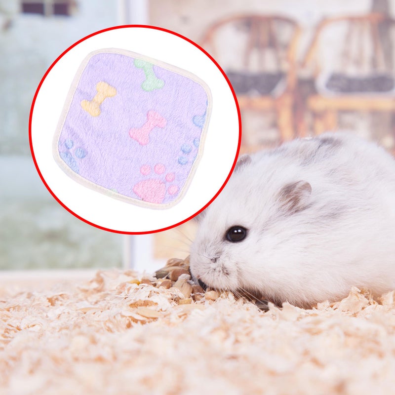 1 Pc Pet Carpet Coral Small Bone Printed Pet Dog Blanket Cushion Sleep Mat (20x20cm) - Image 5