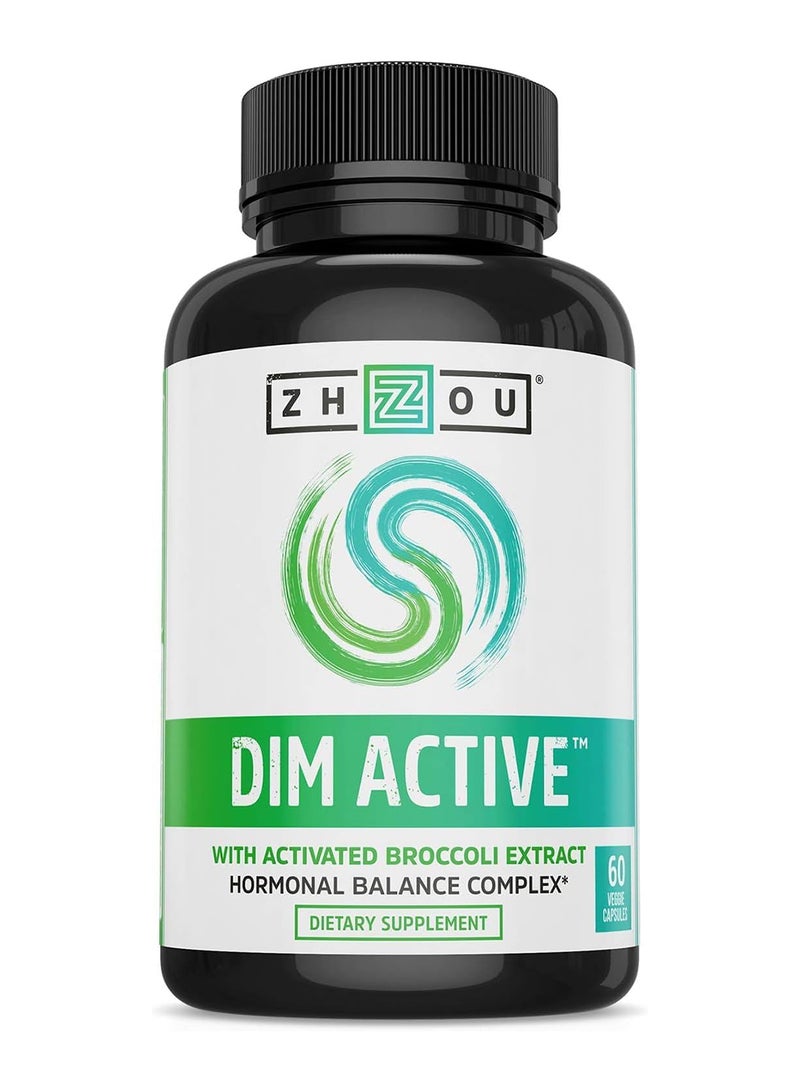 Zhou Nutrition Zhou Dim Active Menopause And Estrogen Metabolism Supplement With 250Mg Dim Plus Broccoli Seed Extract And Bioperine For Women And Men 60 Capsules  - Image 4