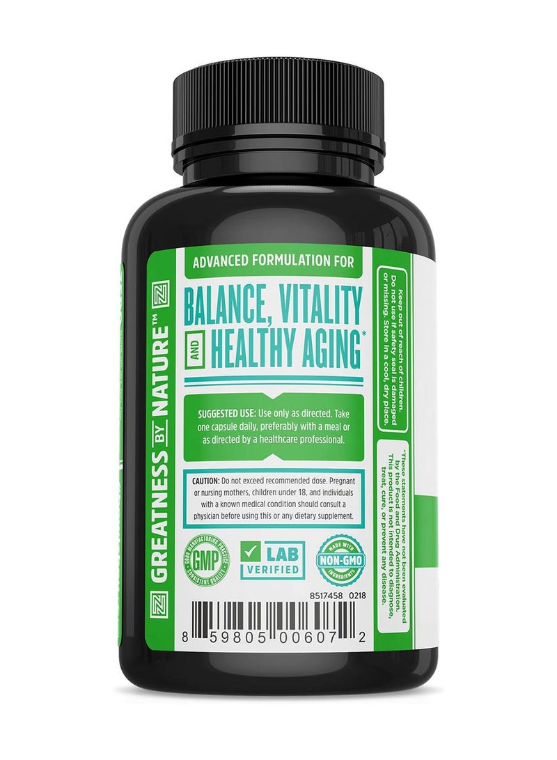 Zhou Nutrition Zhou Dim Active Menopause And Estrogen Metabolism Supplement With 250Mg Dim Plus Broccoli Seed Extract And Bioperine For Women And Men 60 Capsules  - Image 3