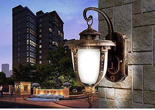 CITRA Outdoor Wall Light Fixture Bronze Exterior Wall Waterproof Lights Wall Mount with Water Glass Shade - Warm White,Corded Electric - Image 5