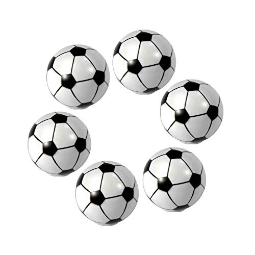 ZILucky Soccer Drawer knobs Ball Sports Party Theme Children and Baby Home Decor Drawer Pulls Handles for Dresser Cupboard Wardrobe Cabinet Kitchen Knobs Pack of 6 (Soccer) - Image 1