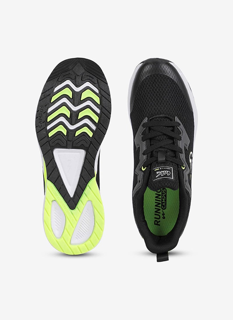 CAMPUS Men Camp Paul Pu Cushion Lace-Up Running Shoes-Black - Image 3