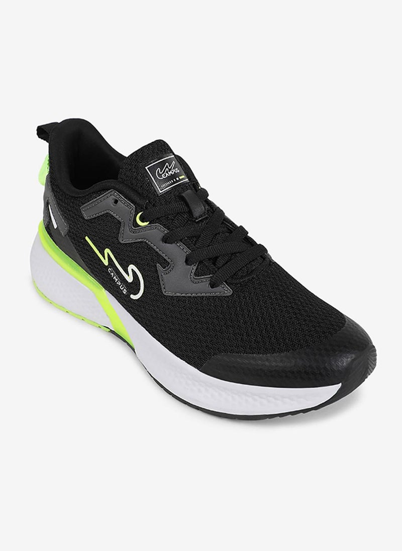 CAMPUS Men Camp Paul Pu Cushion Lace-Up Running Shoes-Black - Image 5