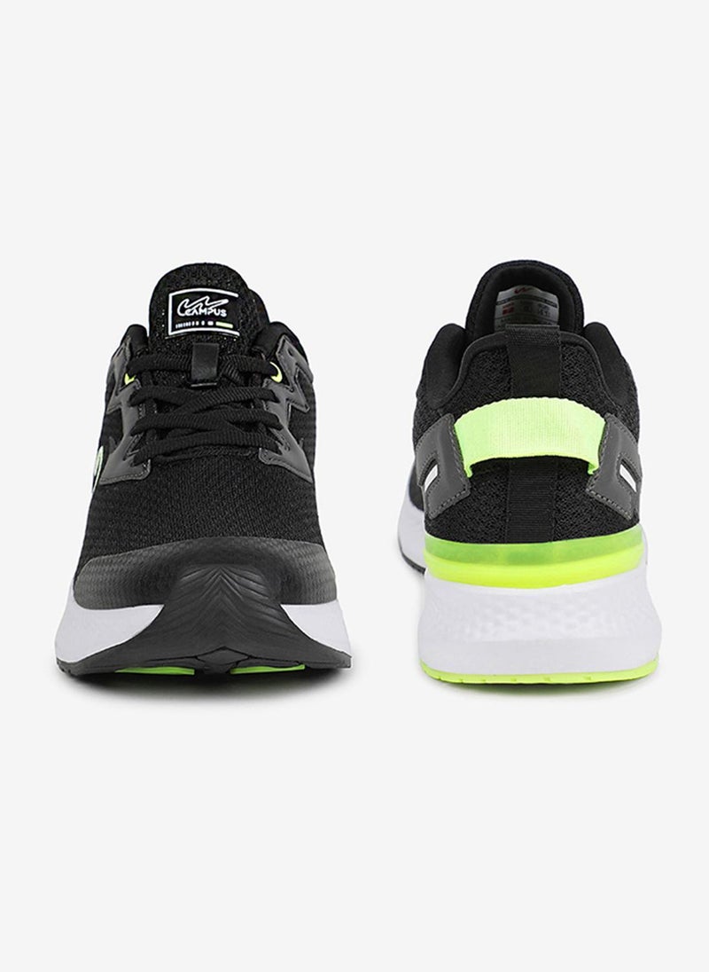 CAMPUS Men Camp Paul Pu Cushion Lace-Up Running Shoes-Black - Image 2