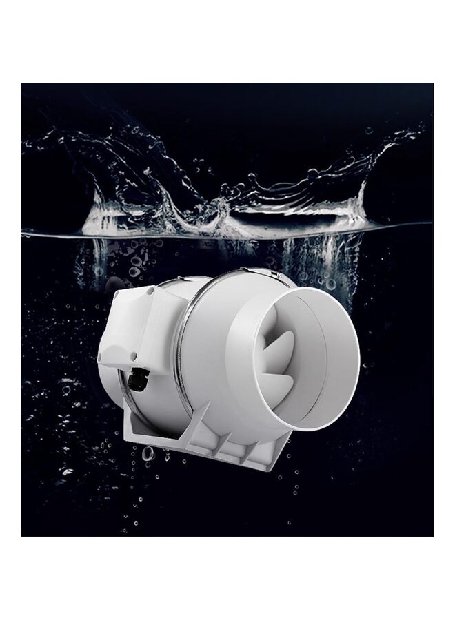 Inline Duct Fan Ventilation Exhaust Blower Fans Duct Fan Efficient Quiet Copper Motor for Ducting Vents Bathroom Kitchen Grow Tents Hydroponics (Size : 4IN) - Image 5