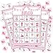 Disfuco Pink Shower Party Bingo Cards Shower Bingo Game Shower Party Games for Adults Gender Reveal Party Games Favors Supplies Decorations 24 Players Bingo Game A03 - Image 2