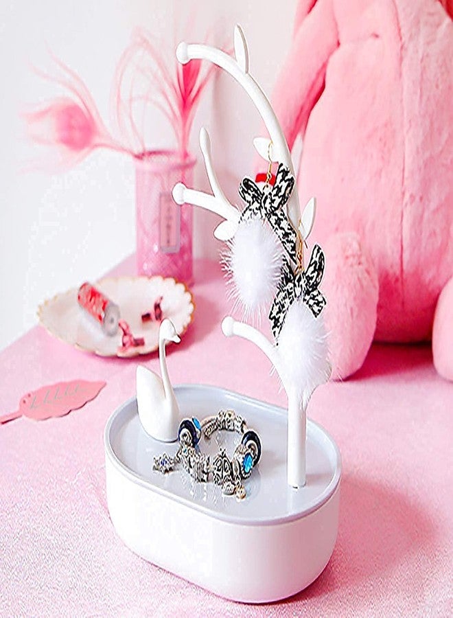 MOSSTYUS mossty Swan Lake Jewelry Tray Large Storage Box Ring Holder Trinket Dish Modern Decor Display Earrings Necklace Bracelet Organizer - Image 3