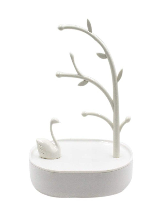 MOSSTYUS mossty Swan Lake Jewelry Tray Large Storage Box Ring Holder Trinket Dish Modern Decor Display Earrings Necklace Bracelet Organizer - Image 1
