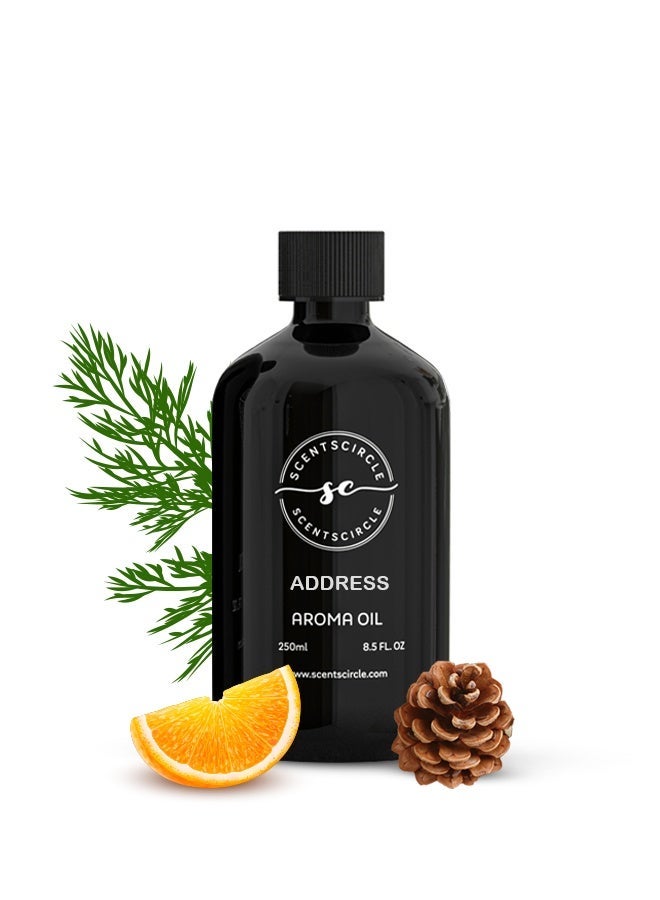Scentscircle Address Hotel Inspired Fragrance Oil 250ml - Premium Hotel Inspired Aroma Oil Scent Refill for Aroma Diffusers, Home, Office, Villa, Hotel - Image 1